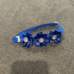 Blue Floral Kids Headband